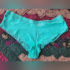 NWT Victoria's Secret Cheeky, med, seafoam green